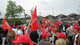 Warnstreik Micronas Freiburg Frueh und Spaetschicht am 15.5.2012