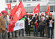 Warnstreik Micronas Freiburg Frueh und Spaetschicht am 15.5.2012